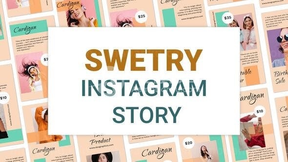 手机端时尚服装版式宣传促销AE模板