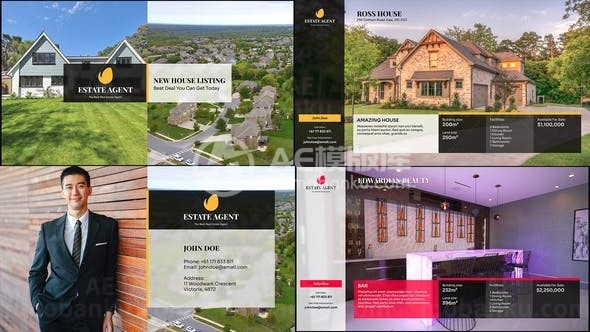 地产广告促销宣传展示AE模板