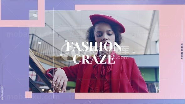 时尚潮流服装促销展示宣传AE模板