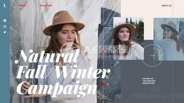 快速踏脚节奏动感时尚版式展示AE模板