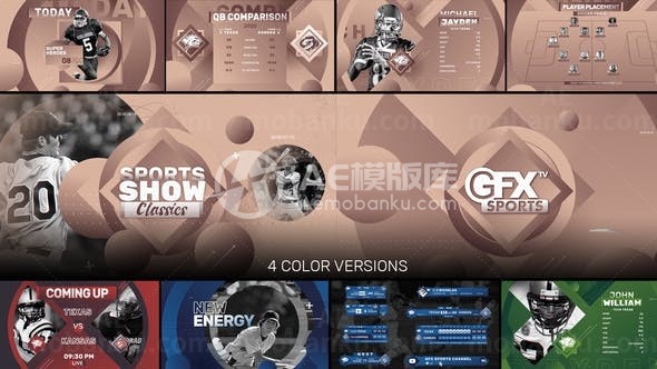 运动栏目包AE模板