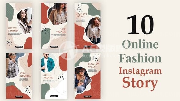 手机端舞蹈工作室宣传推广视频AE模板