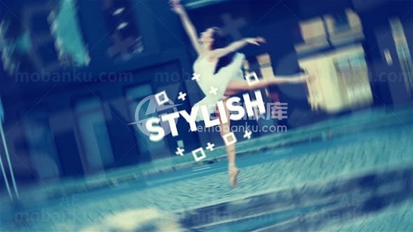 快速动感节奏视频展示片头AE模板