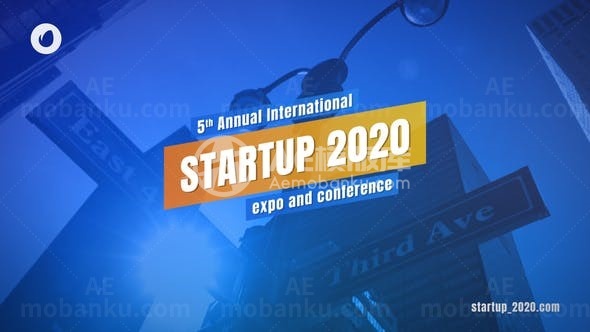 企业商务会议活动宣传展示AE模板