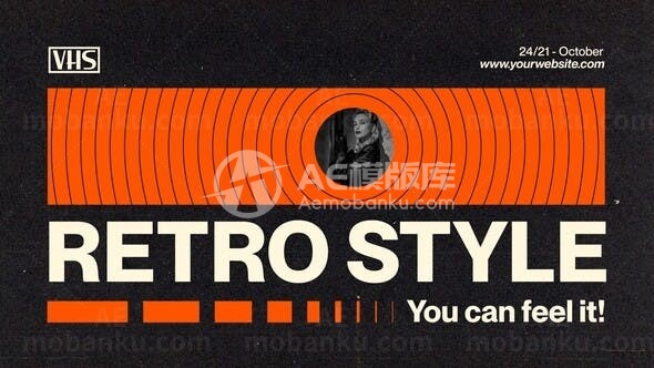 复古低彩图文视频宣传展示AE模板