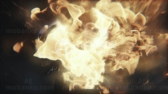 火焰切换Logo动态演绎AE模板