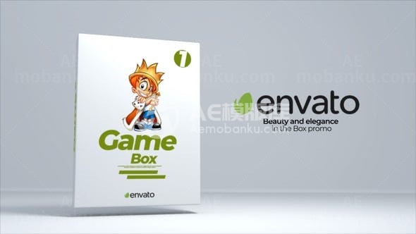 游戏盒宣传促销AE模板