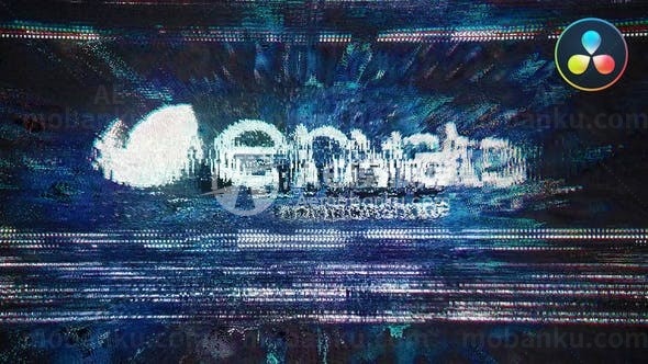 高科技故障效果标志演绎AE模板