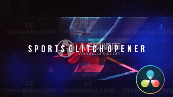 体育揭幕战片头AE模板