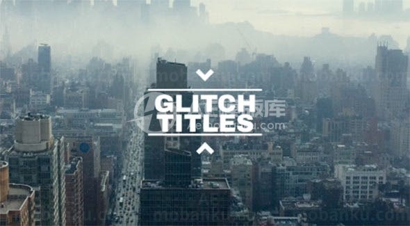 故障效果标题演绎AE模板