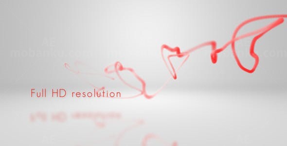 现代优雅抽象线指引标题演绎AE模板