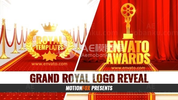 红毯标志动态演绎AE模板