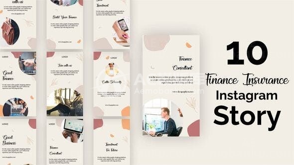 多组图片标题动态演绎AE模板