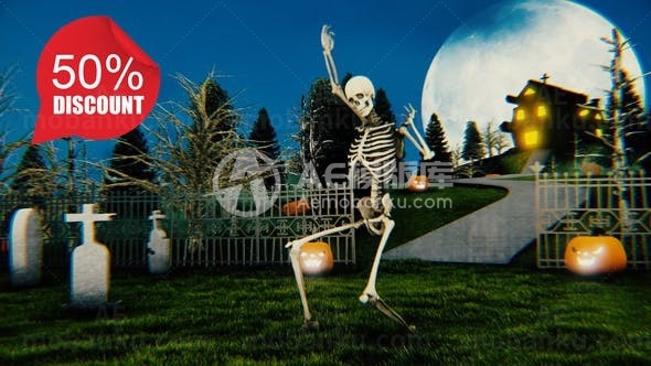 万圣节玩会欢乐演绎AE模板