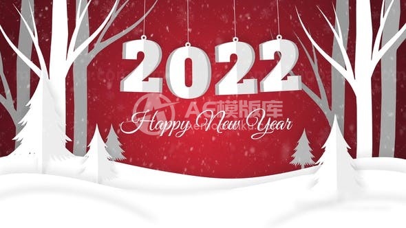 欢庆新年圣诞AE模板