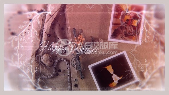 幸福温馨幻灯片展示AE模板