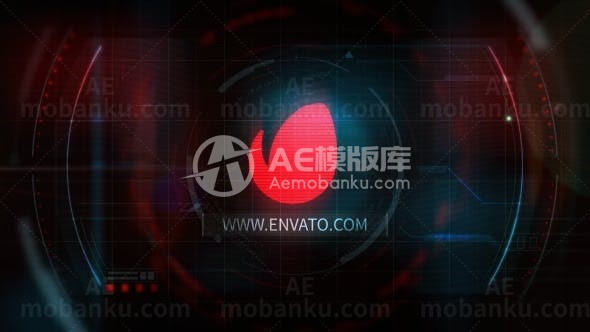 高科技界面动态展示AE模板