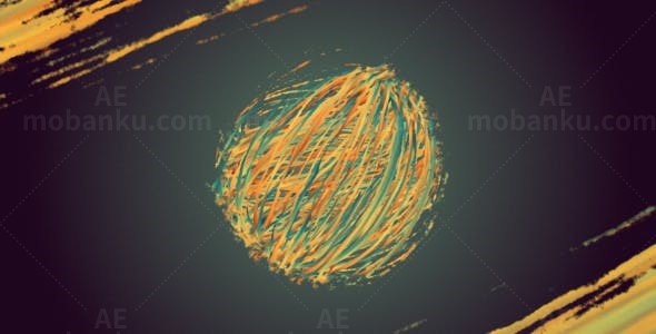 线型独立标志动态演绎AE模板