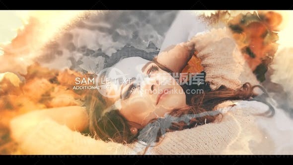 墨迹转换图片视频展示AE模板