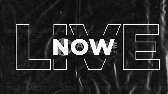 动态标题展示AE模板