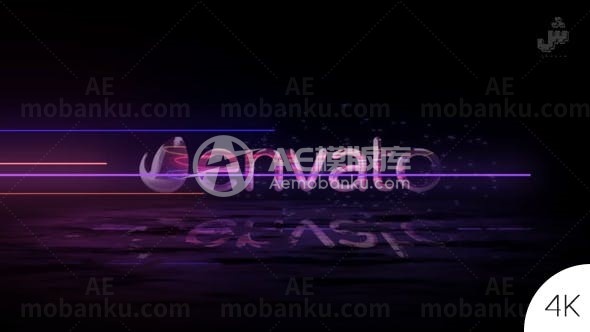 光束标志演绎AE模板