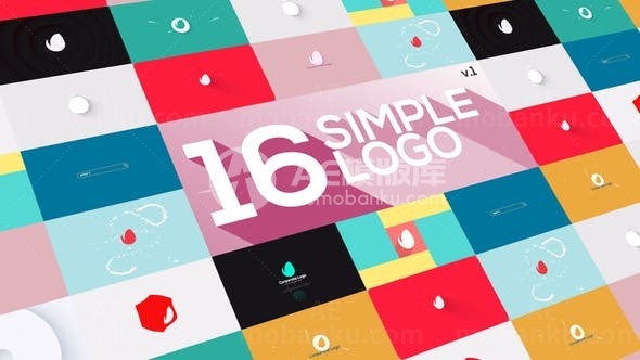 标志MG动画演绎AE模板