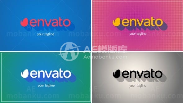 长影复古标志演绎AE模板