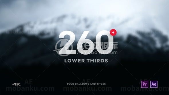 品牌标题动态展示AE模板