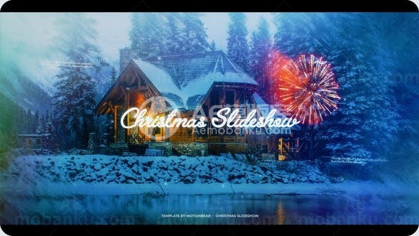 圣诞节幻灯片展示AE模板