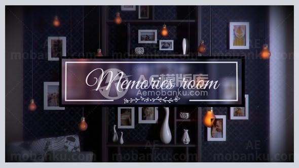 记忆相框图片视频展示AE模板