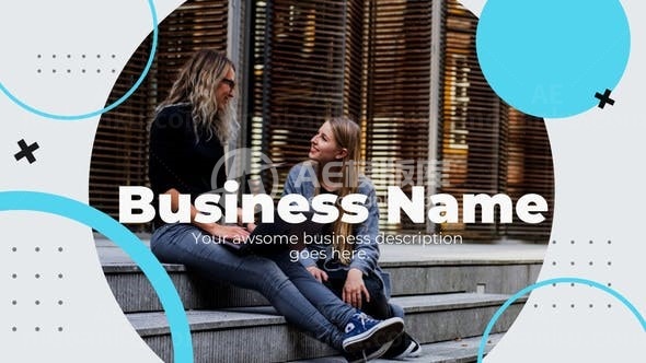 公司信息宣传演绎AE模板