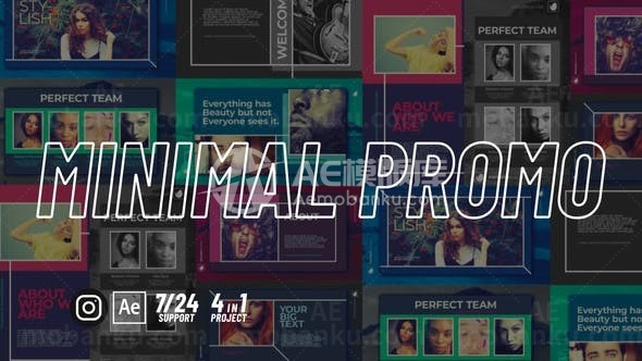 记忆相册动态演绎AE模板