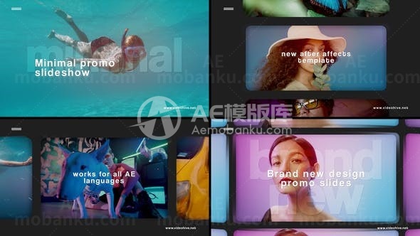 记忆相册图片视频展示AE模板