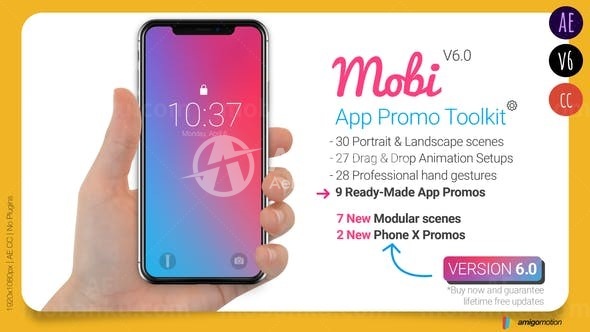 手机应用推广宣传AE模板