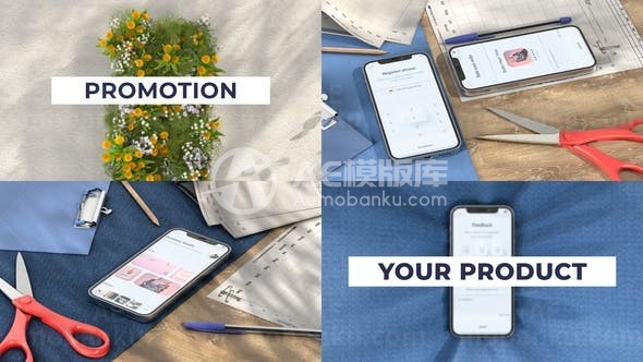 手机应用宣传片AE模板