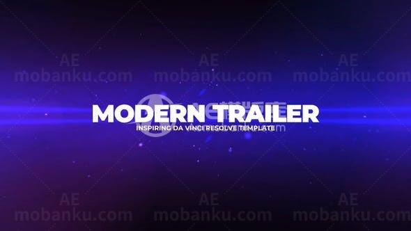 现代标题动态演绎AE模板