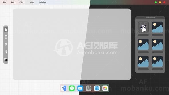 运动标志动态演绎AE模板