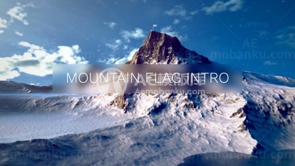 标志镜头移动演绎AE模板