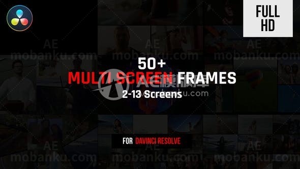 多屏幕图片视频展示AE模板