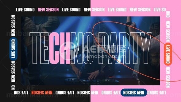 音乐活动宣传片AE模板