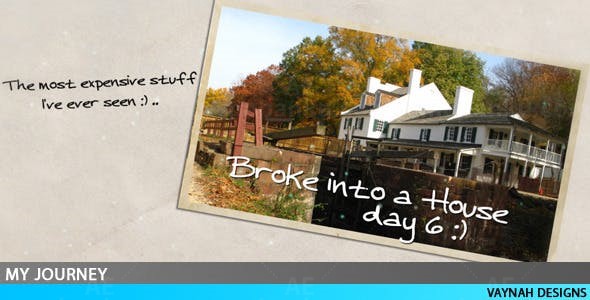 旅行自然风光展示AE模板