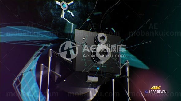 机器人高科技标志演绎AE模板