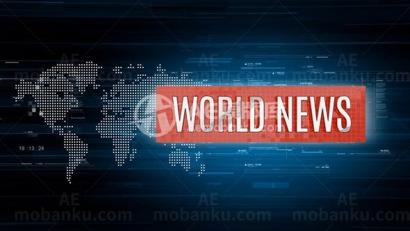 新闻栏目整体演绎AE模板