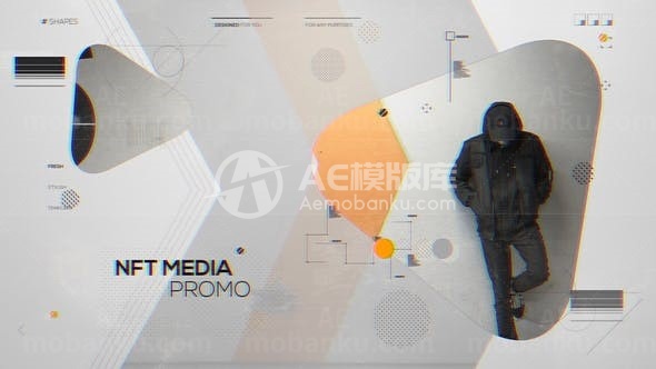 嘻哈风格图片展示AE模板