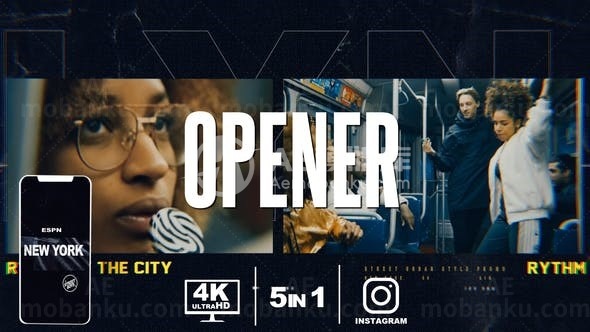 商业活动开场展示AE模板