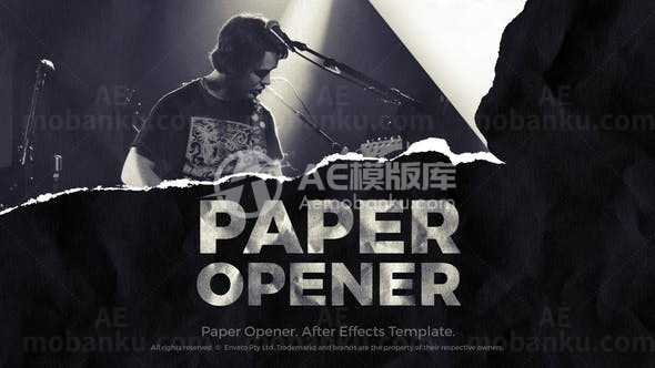 音乐栏目图片视频展示AE模板