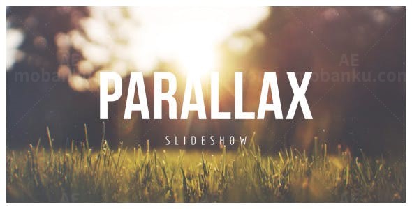 视差滚动幻灯片展示AE模板