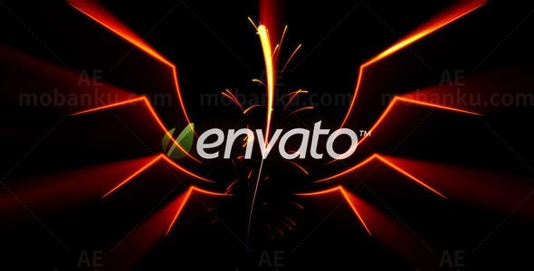 光线凤凰炫酷演绎AE模板