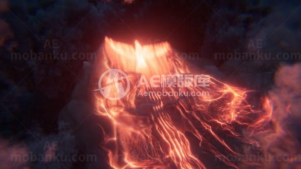 凤凰消防标志演绎AE模板