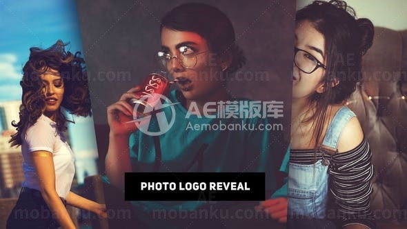 照片徽标动态展示AE模板